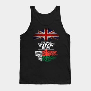 British Grown With Malagasy Roots - Gift for Malagasy With Roots From Madagascar Tank Top